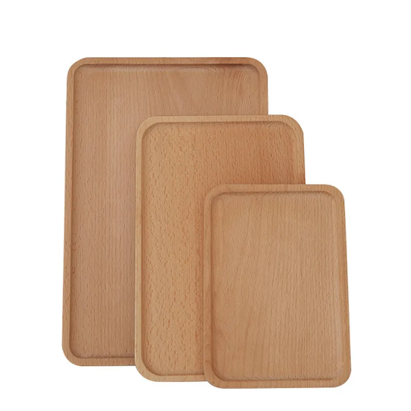 Square Wood Plate,Made of Wholewood,No glue
