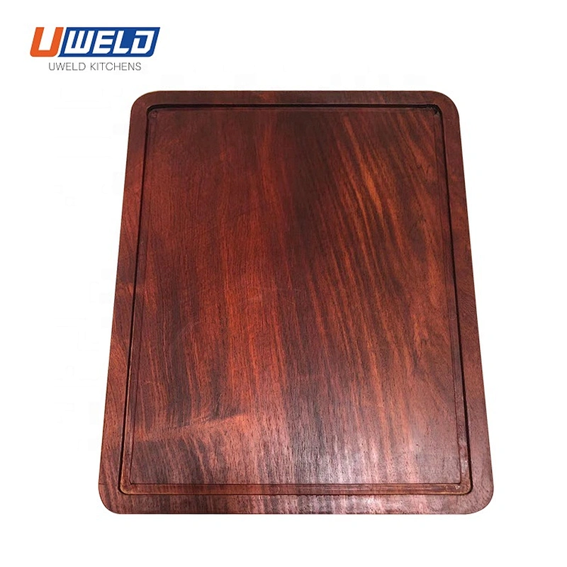 Uweld Kitchens Large Walnut Wood Cutting Board Juice Groove Black Walnut Cutting Board  Butcher Block 16*12