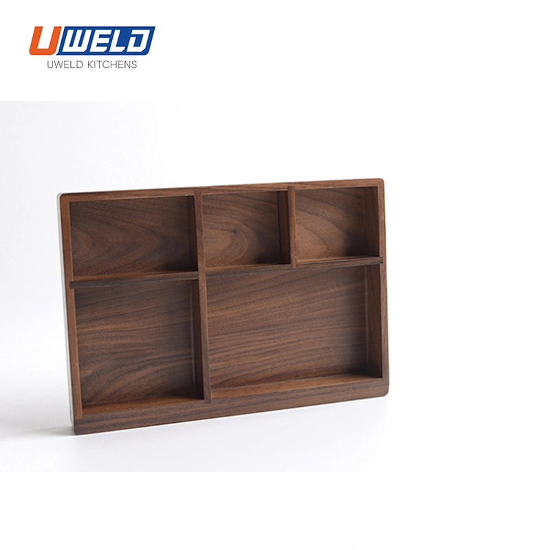 Uweld Kitchens Natural Solid Wood Serving Plate Wood Cheese Cutting Board Bread Board Black Walnut Steak Board