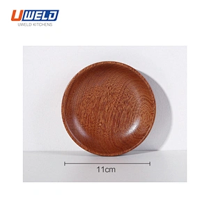 Uweld Kitchens Natural Solid Wood Serving Plate Wood Cheese Cutting Board Bread Board Black Walnut Steak Board