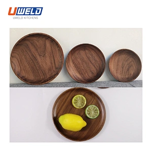 Uweld Kitchens Natural Solid Wood Serving Plate Wood Cheese Cutting Board Bread Board Beech Wood Steak Board