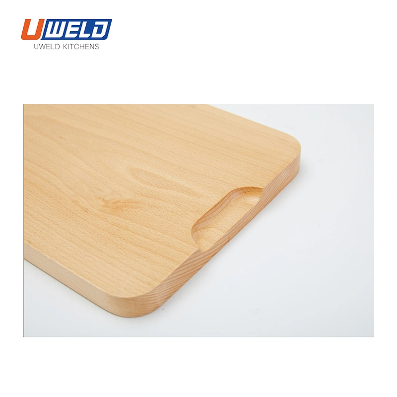 Uweld Kitchens Natural Solid Wood Serving Plate Wood Cheese Cutting Board Bread Board Beech Wood Steak Board