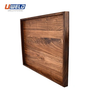 Uweld Kitchens Walnut Serving Tray 24X24