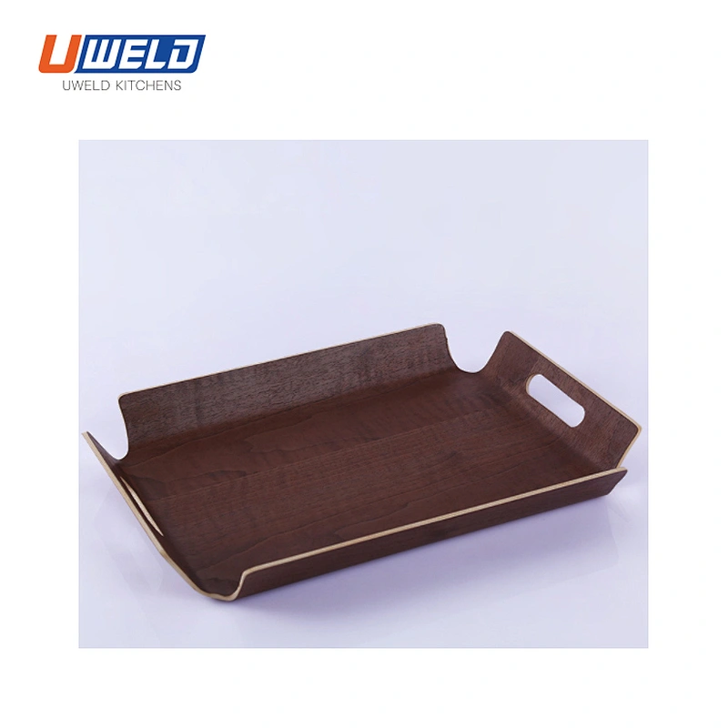 Uweld Kitchens Natural Solid Wood Serving Plate Wood Cheese Cutting Board Bread Board Black Walnut Steak Board