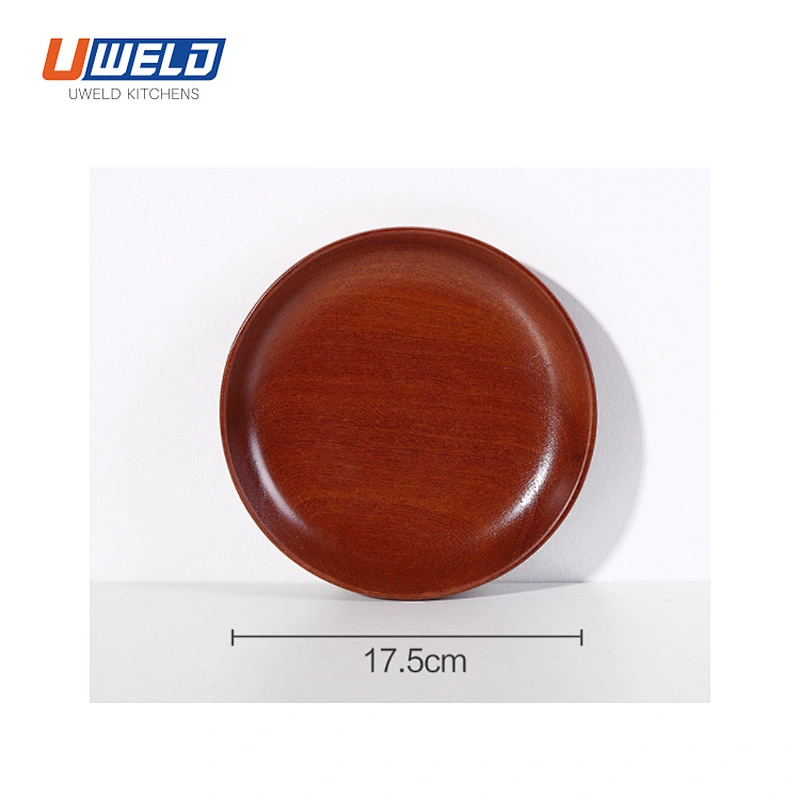 Uweld Kitchens Natural Solid Wood Serving Plate Wood Cheese Cutting Board Bread Board Black Walnut Steak Board