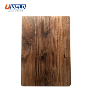 Uweld Kitchens Customized Large Chopping Board Walnut Wood Personalized Cutting Board Juice Groove  Carving Board  16*12