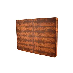 Teak wood End grain 51x36x3.8cm