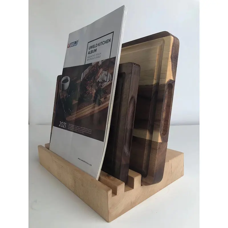 Cutting Board Organizer-Tablet Stand and Holder-Cutting Boards Holder Universal Kitchen Rack (12x7.9x1.8inches)…