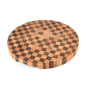 End Round Walnut Cutting Board