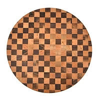 End Round Walnut Cutting Board