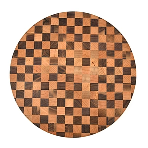 End Round Walnut Cutting Board
