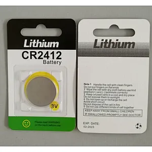 Eunicell button cell CR2412 3v Lithium battery