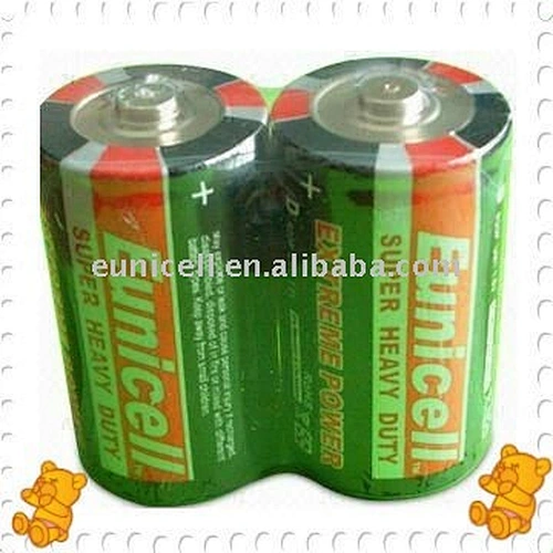 High energy Carbon Zinc r20 battery 1.5v R20 size D dry cell battery