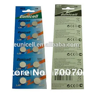 Alibaba Watch Battery LR44 AG13 1.5v button cell batteries in shenzhen