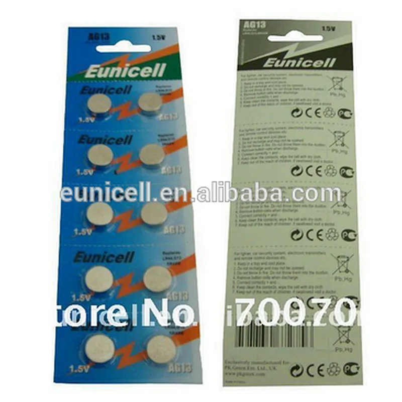 Alibaba Watch Battery LR44 AG13 1.5v button cell batteries in shenzhen