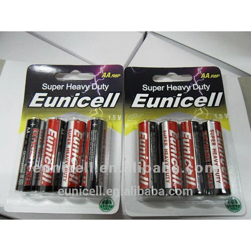 Carbon Zinc Battery 1.5V AA UM3 R6