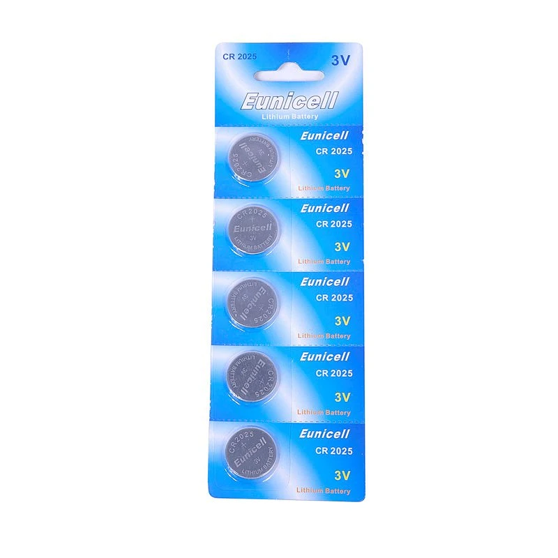 Best Quality Lithium Cell CR2025 3 Volt Coin Type Battery For Remote Controller