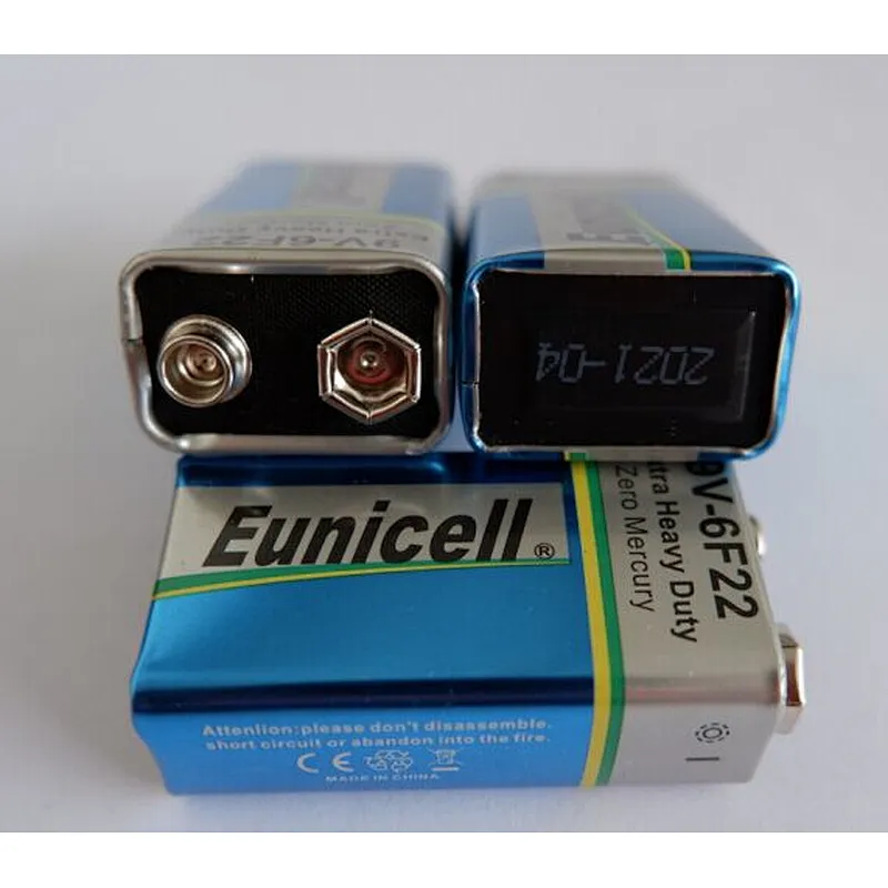 High quality 6f22 9v carbon zinc battery dry cell