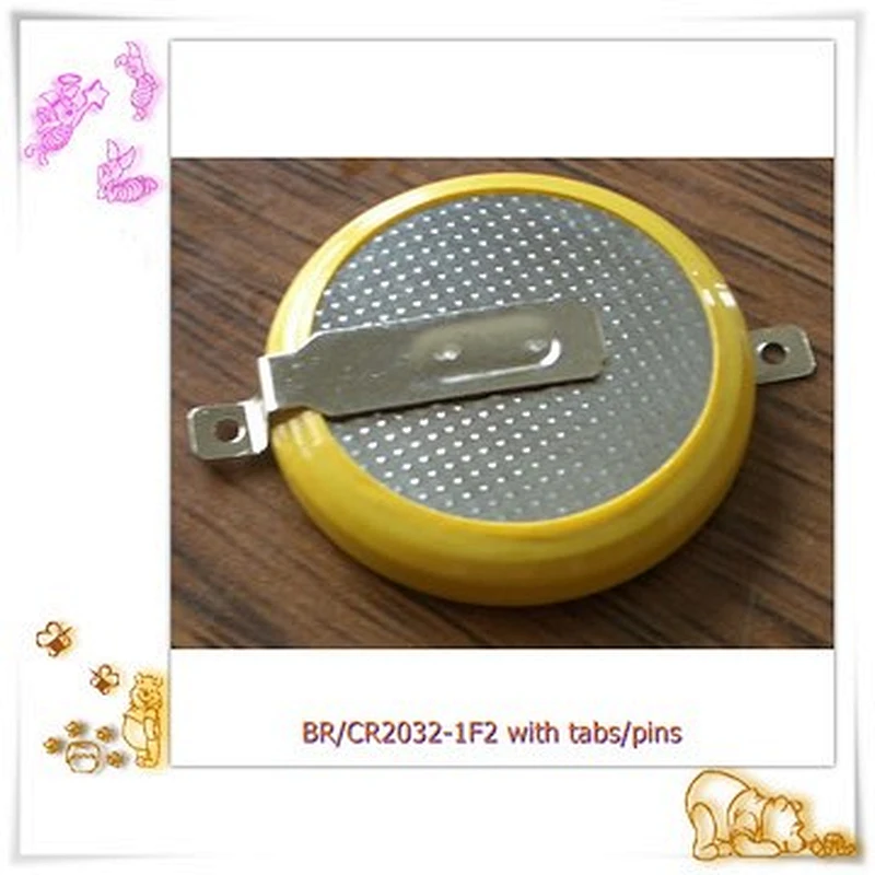 CR2032 CR2016 CR2025 CR1632 CR1616 CR1620 CR1220 CR2430 CR2450 batteries with solder pins  or tabs