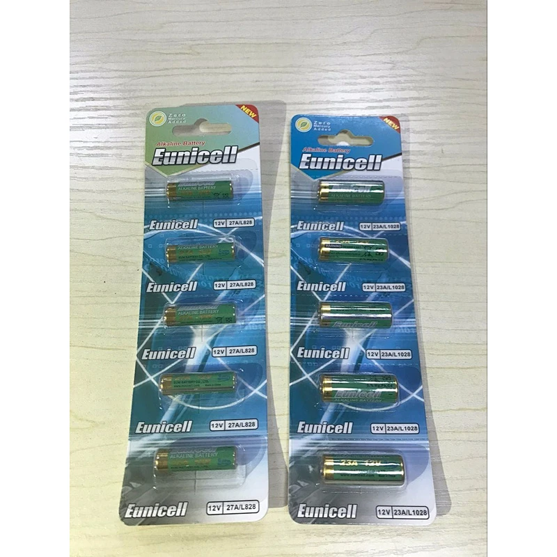 Mercury free 27A alkaline battery LR27 A27 12V