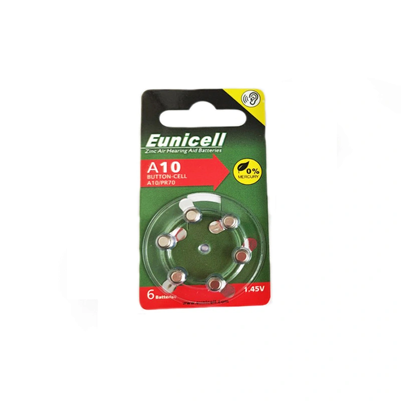 Button Battery A312 PR41 1.4V Zinc Air Hearing Aid A10/A13/A675 Battery
