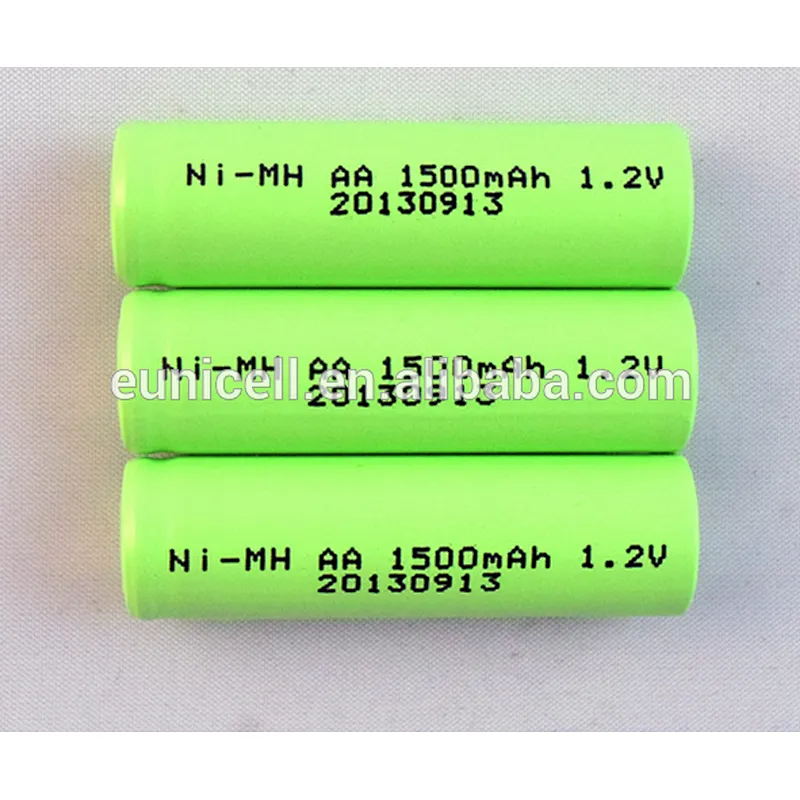 1.2V AA Rechargeable Nickel-Metal Hydride Battery NIMH 1.2V