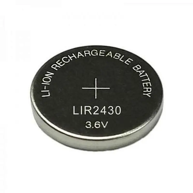 CR1632 rechargeable battery Lir1632 3.6v lithium ion button cell battery