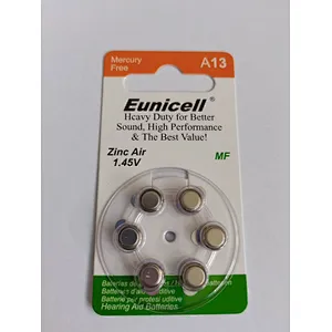 Eunicell Hearing aid batteries A312  A10  A13 A675  1.45V