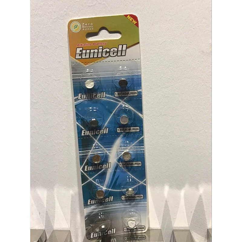 Watch Battery Ag4 L626 Sr66 Sr626Sw Alkaline Button Cell 1.5V Coin Battery