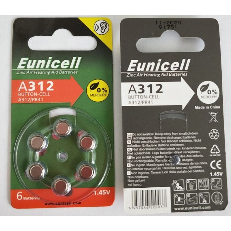 hearing aid batteries 312