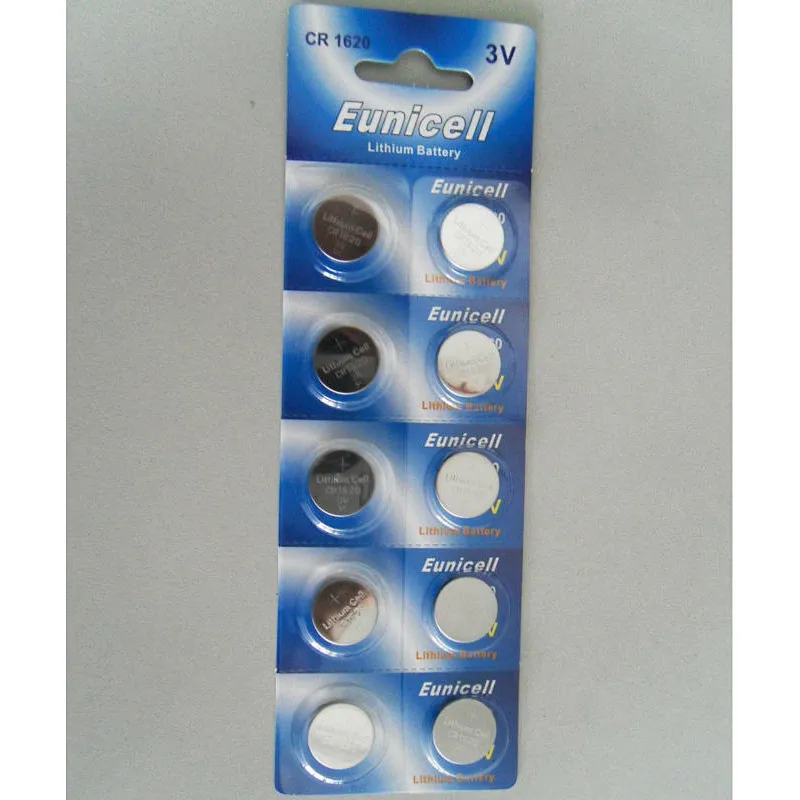 Long shelf life high performance CR1620 batteries non rechargeable lithiumbattery cr1620 3v
