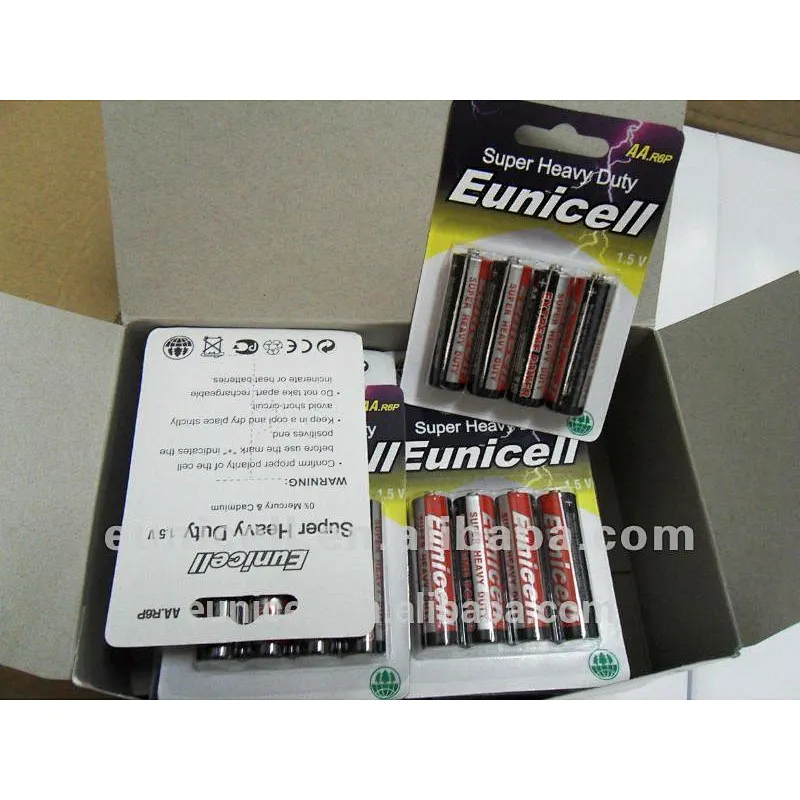 Carbon Zinc Battery 1.5V AA UM3 R6