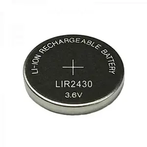 Long Cycle Life Rechargeable Button cell Battery LIR1620 3.6v Lithium Ion Toy Battery
