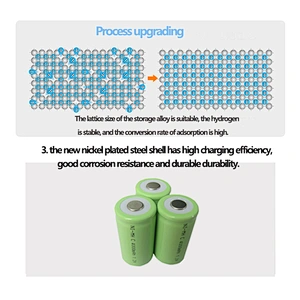 1.2v NIMH C size R14 rechargeable NO2 battery for Dispensen Automatic Spray Alcohol dispenser