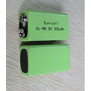 Top sale rechargeable 9V 300mah NiMH Batteries Eunicell Brand