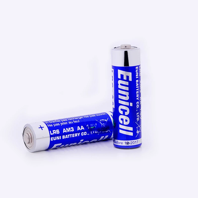 China manufacturer 1.5V AA LR6 AM3 Alkaline Battery from Eunicell