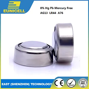 China supplier factory sale AG13 button battery LR44