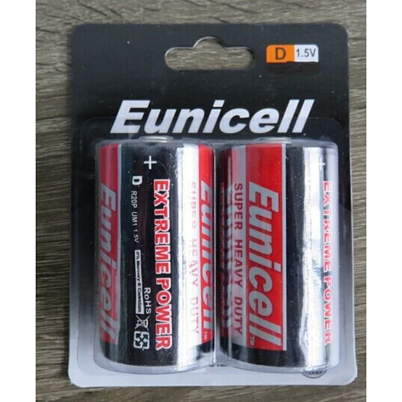 High energy Carbon Zinc r20 battery 1.5v R20 size D dry cell battery