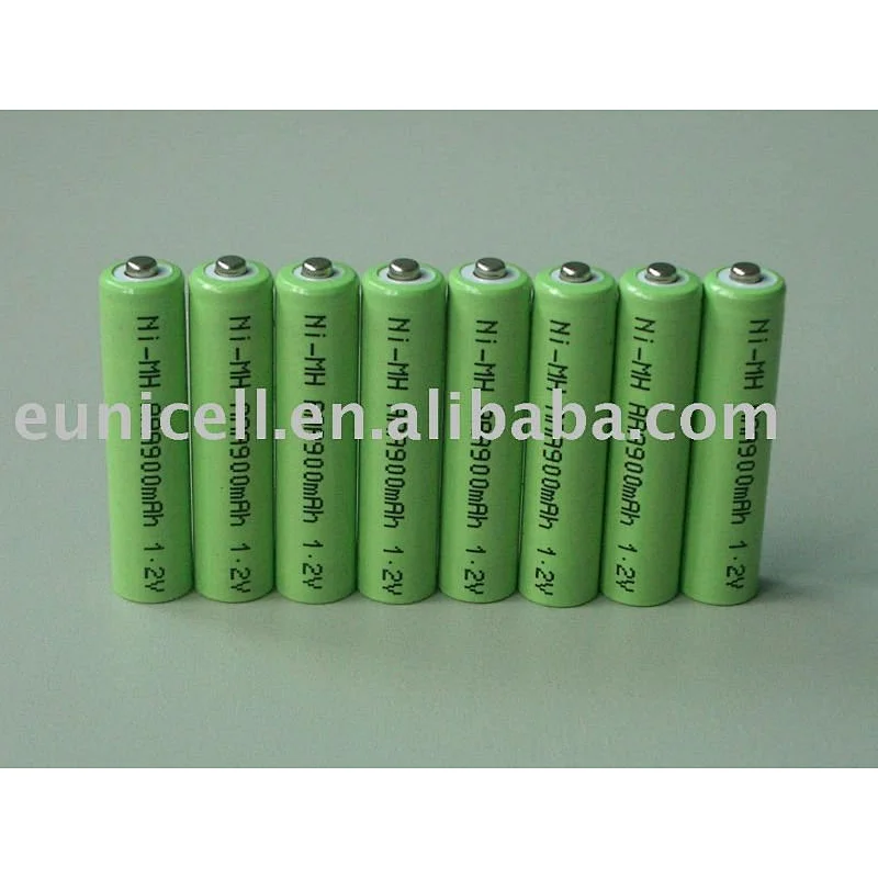 1/2AAA NI-MH 1.2V rechargeable NIMH batteries 250mAh