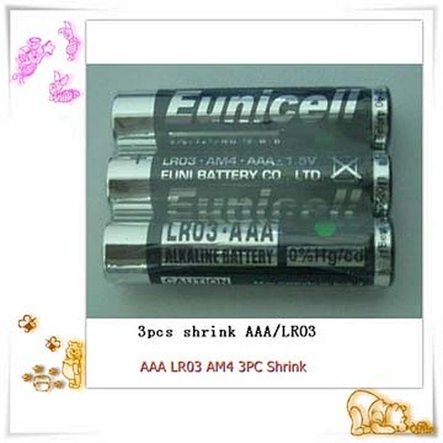 1.5v AAA AM4 LR03 Alkaline battery for electronic device