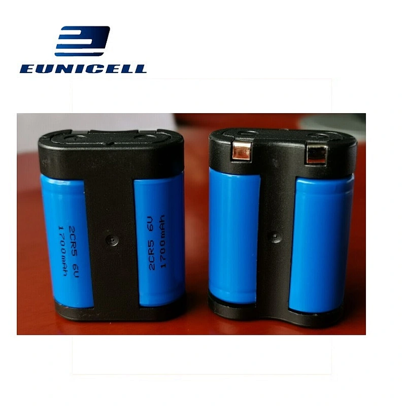 Factory directly sale good quality 6V Lithium battery 2CR5 pile batteries
