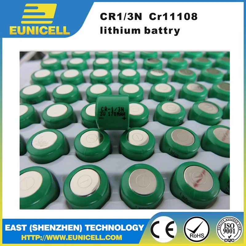 Eunicell DL1/3N CR1/3N 2L76 5018LC K58L 3V Lithium Battery