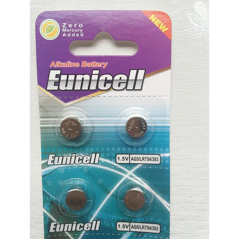 NEW price high quality AG5 button cell battery LR750 1.5v dry batteries