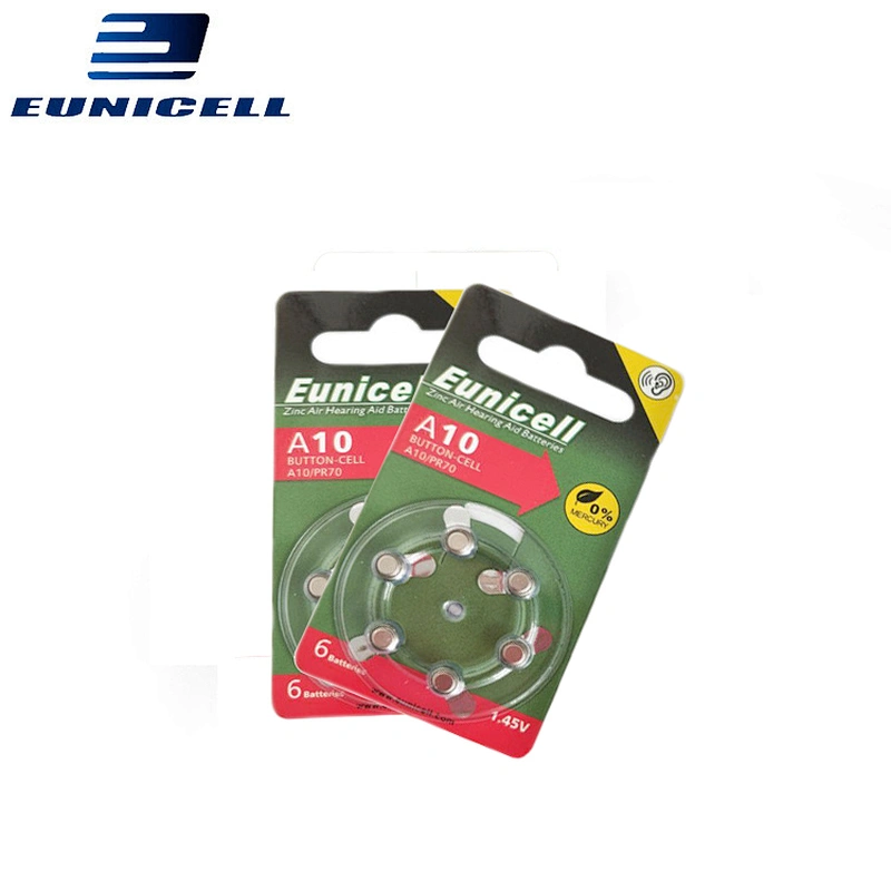 Zinc Air 1.4V PR70 A10 Hearing Aid Battery A13 A312 A375 Battery