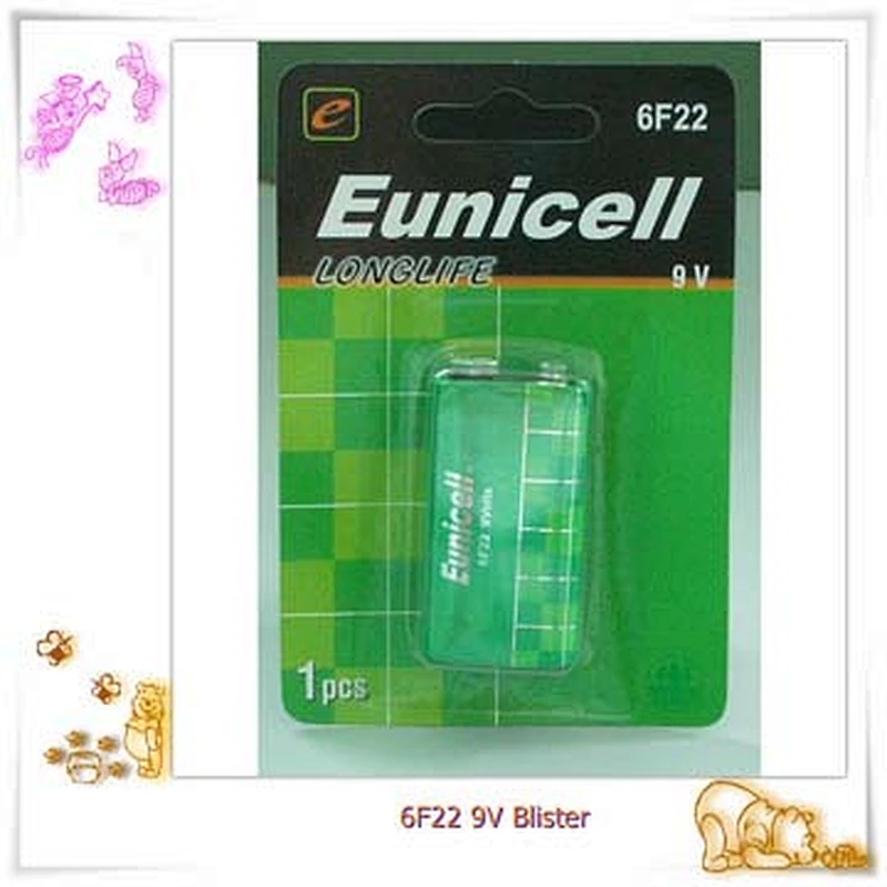 Hot sale heavy duty 9V 6F22 Zinc Carbon Battery