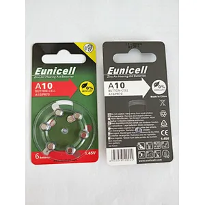 Zinc Air A10 A13 A312 A675 1.4v batteries micro ear hearing aid