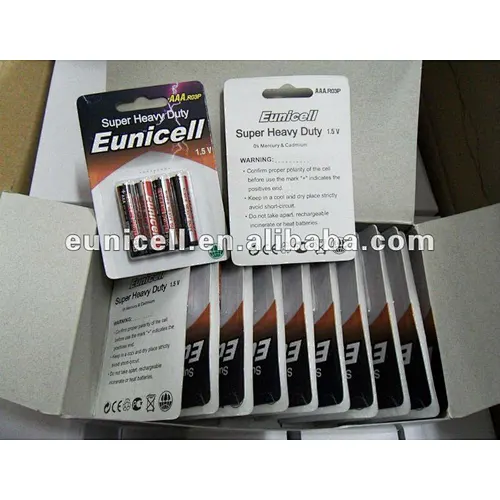AAA R03P battery Zinc carbon AAA battery R03P R6P AA