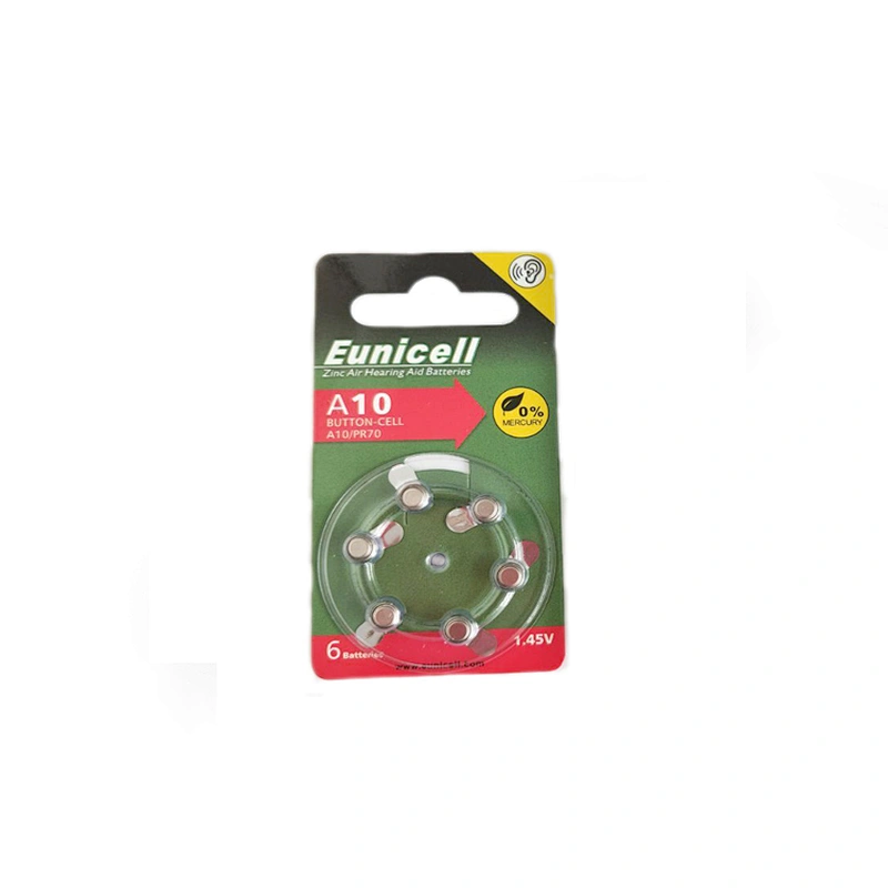 0% Hg Pb Zinc Air hearing aid Batteries A10.A13.A312.A675 1.4V button cells