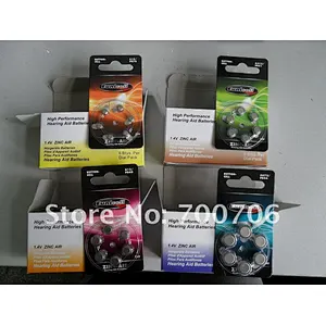 Mercury-Free a675 Zinc air 1.4v A675 Hearing Aid Battery A10,A13,A312,A675