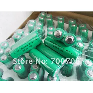 AA size ER14505 battery 3.6V 2400mAh Lithium Thionyl Chloride Li-SOCL2 battery
